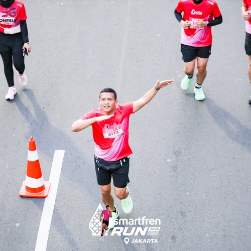 Race photo from SMARTFREN RUN 2026