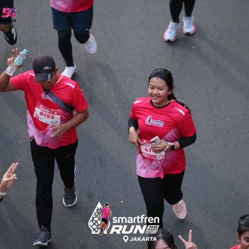 Race photo from SMARTFREN RUN 2026