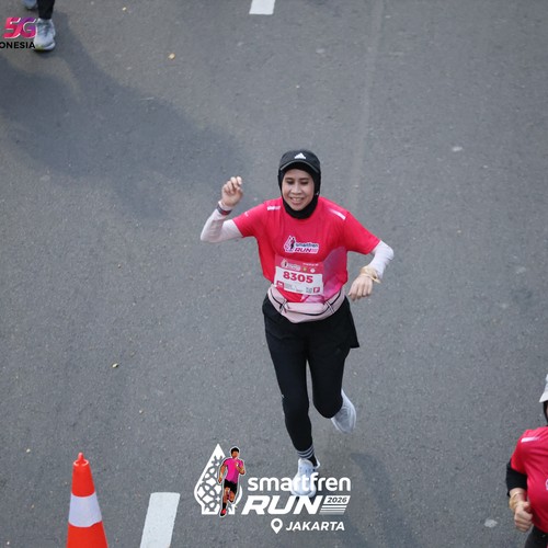 Race photo from SMARTFREN RUN 2026