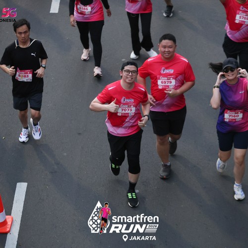 Race photo from SMARTFREN RUN 2026