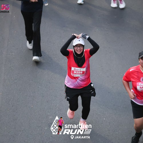 Race photo from SMARTFREN RUN 2026