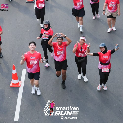 Race photo from SMARTFREN RUN 2026
