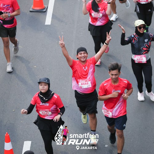 Race photo from SMARTFREN RUN 2026