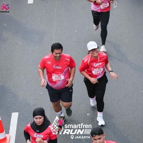 Race photo from SMARTFREN RUN 2026