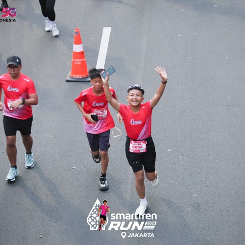 Race photo from SMARTFREN RUN 2026