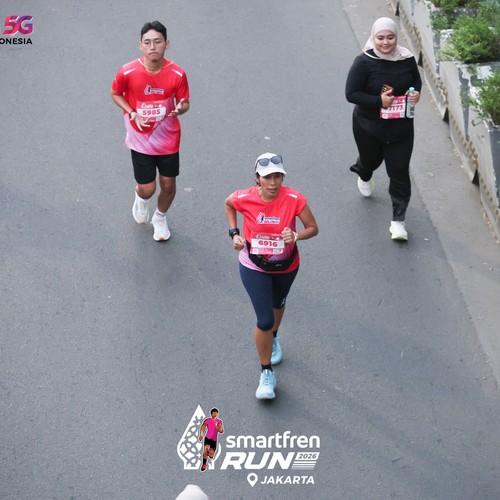 Race photo from SMARTFREN RUN 2026