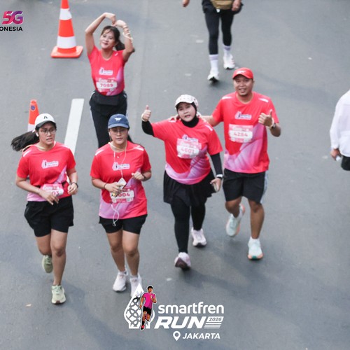 Race photo from SMARTFREN RUN 2026