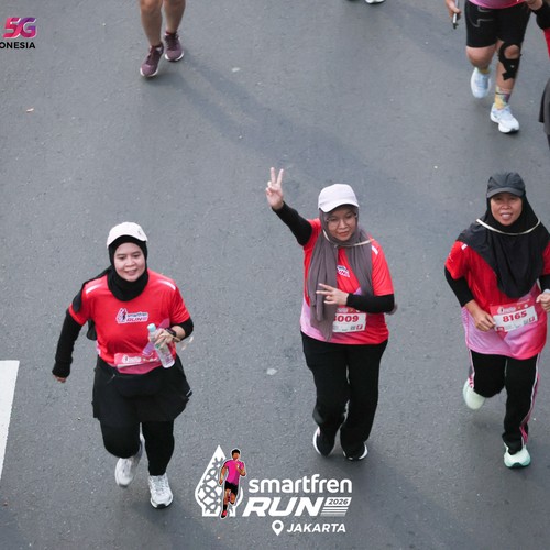 Race photo from SMARTFREN RUN 2026