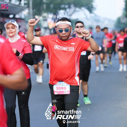 Race photo from SMARTFREN RUN 2026