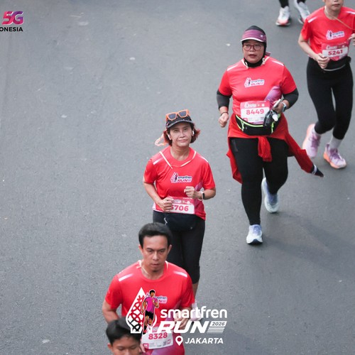 Race photo from SMARTFREN RUN 2026