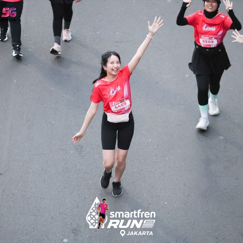 Race photo from SMARTFREN RUN 2026