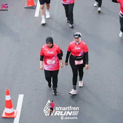 Race photo from SMARTFREN RUN 2026