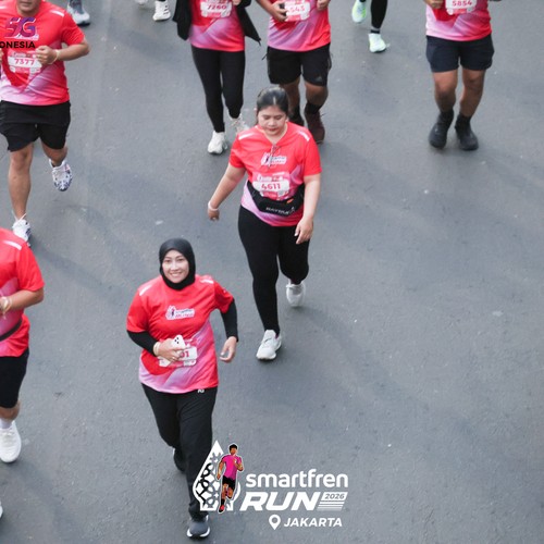Race photo from SMARTFREN RUN 2026