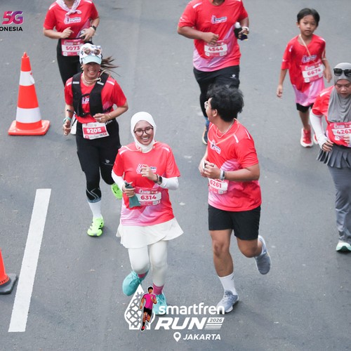 Race photo from SMARTFREN RUN 2026