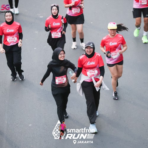 Race photo from SMARTFREN RUN 2026