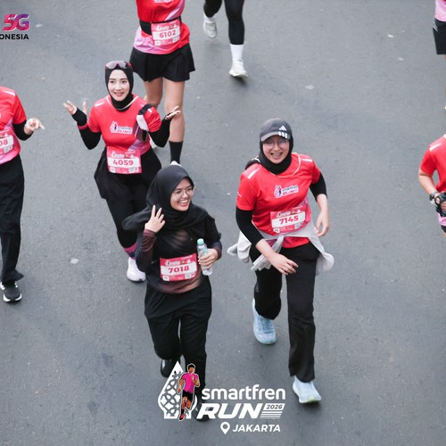 Race photo from SMARTFREN RUN 2026