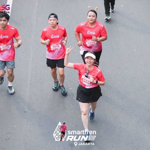 Race photo from SMARTFREN RUN 2026