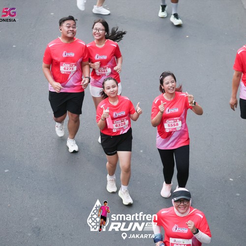 Race photo from SMARTFREN RUN 2026