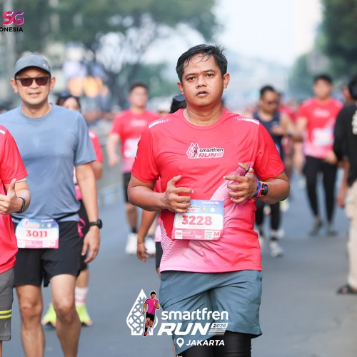 Race photo from SMARTFREN RUN 2026