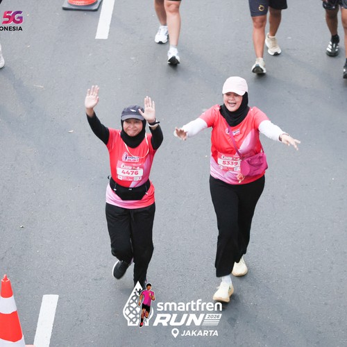 Race photo from SMARTFREN RUN 2026