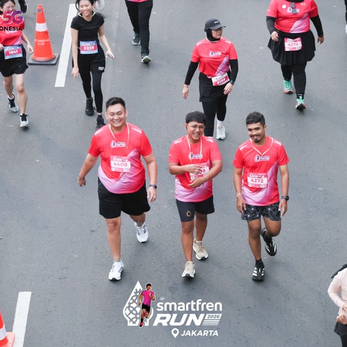 Race photo from SMARTFREN RUN 2026
