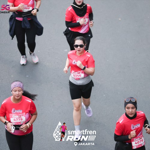 Race photo from SMARTFREN RUN 2026