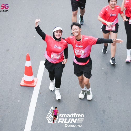 Race photo from SMARTFREN RUN 2026