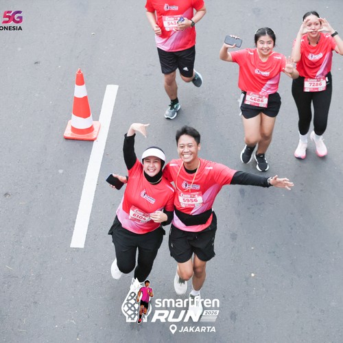 Race photo from SMARTFREN RUN 2026