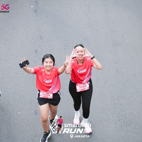 Race photo from SMARTFREN RUN 2026