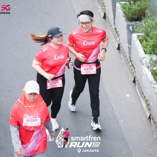Race photo from SMARTFREN RUN 2026