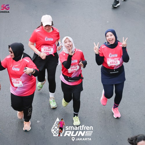 Race photo from SMARTFREN RUN 2026