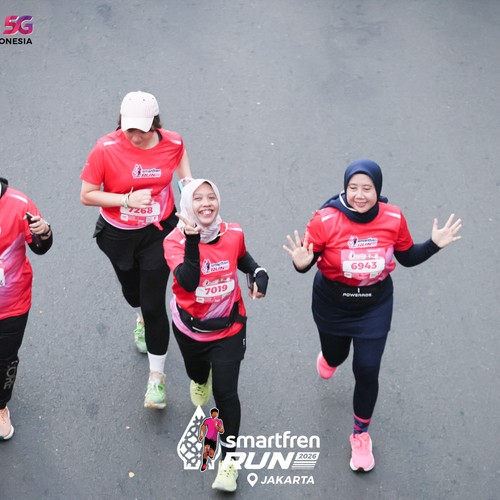 Race photo from SMARTFREN RUN 2026