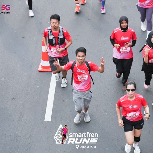 Race photo from SMARTFREN RUN 2026