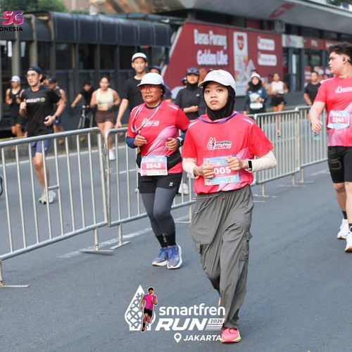 Race photo from SMARTFREN RUN 2026