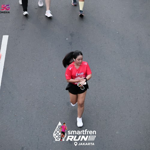 Race photo from SMARTFREN RUN 2026