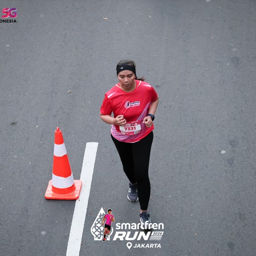 Race photo from SMARTFREN RUN 2026