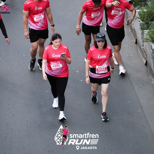 Race photo from SMARTFREN RUN 2026
