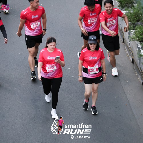 Race photo from SMARTFREN RUN 2026