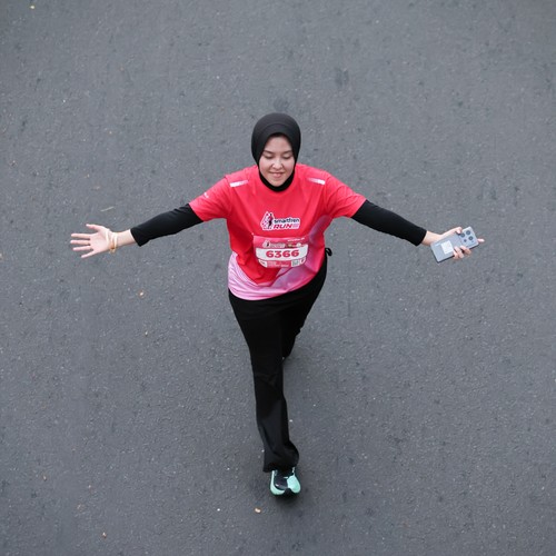 Race photo from SMARTFREN RUN 2026