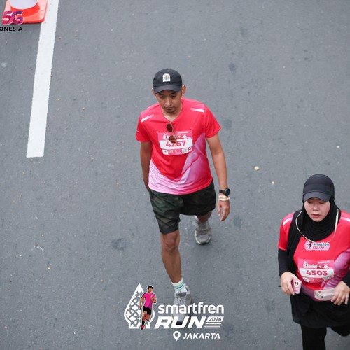 Race photo from SMARTFREN RUN 2026
