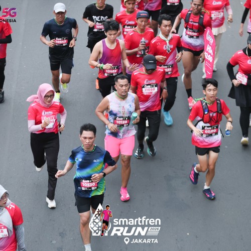 Race photo from SMARTFREN RUN 2026