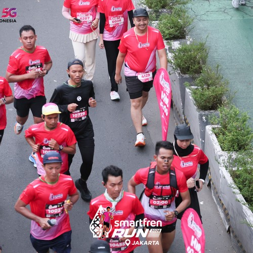 Race photo from SMARTFREN RUN 2026