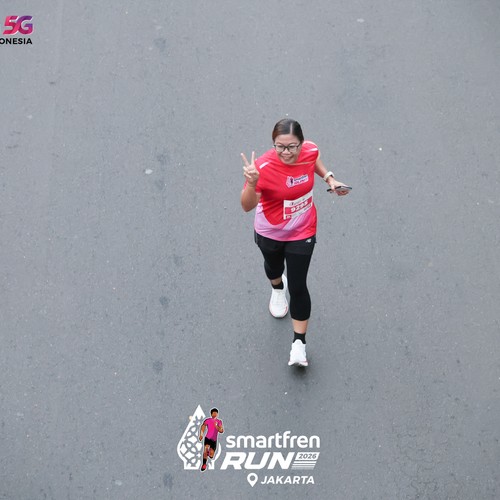 Race photo from SMARTFREN RUN 2026