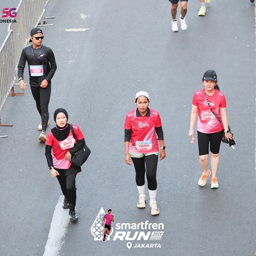 Race photo from SMARTFREN RUN 2026