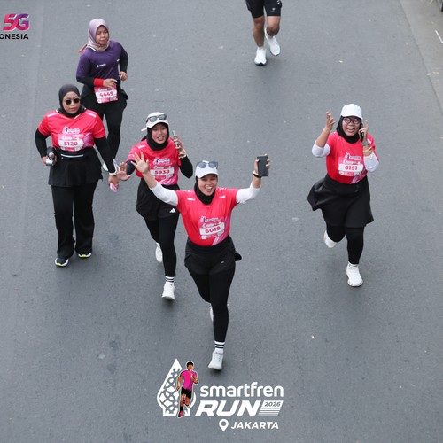 Race photo from SMARTFREN RUN 2026