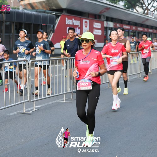 Race photo from SMARTFREN RUN 2026