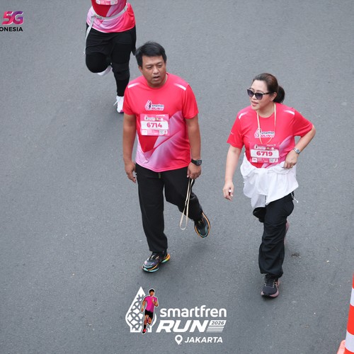 Race photo from SMARTFREN RUN 2026