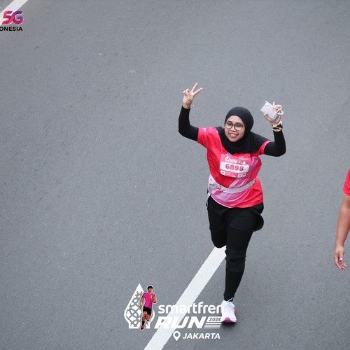 Race photo from SMARTFREN RUN 2026