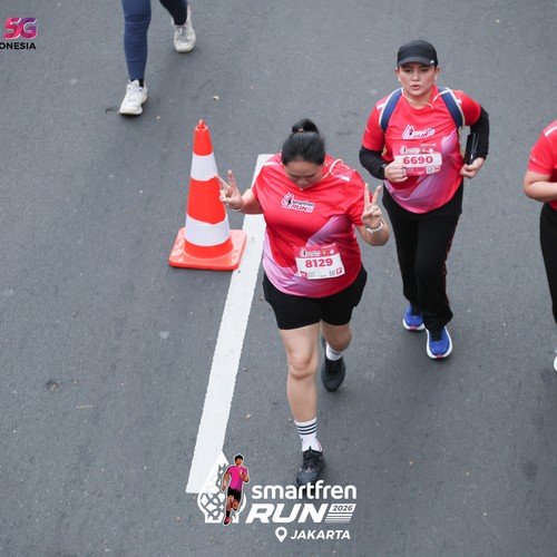 Race photo from SMARTFREN RUN 2026