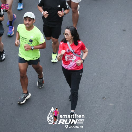 Race photo from SMARTFREN RUN 2026